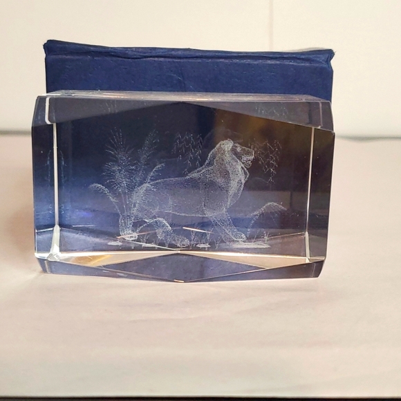 3D Etched Lion Block